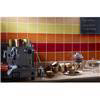 BCT Tiles - 44 Colour Compendium Pitch Satin Ceramic Wall Tiles - 148x148mm - BCT16212 Profile Small