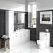 Cove White 1050mm Large Vanity Unit profile small image view 3 