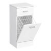 Cove 350x300mm White Laundry Basket profile small image view 1 