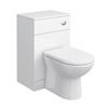 Cove 500mm BTW Toilet Unit inc. Cistern + Soft Close Seat (Depth 330mm) profile small image view 1 