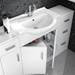 Cove White 1200mm Large Vanity Unit profile small image view 2 