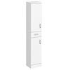 Cove White 350mm Gloss Tallboy Unit - Depth 300mm profile small image view 1 