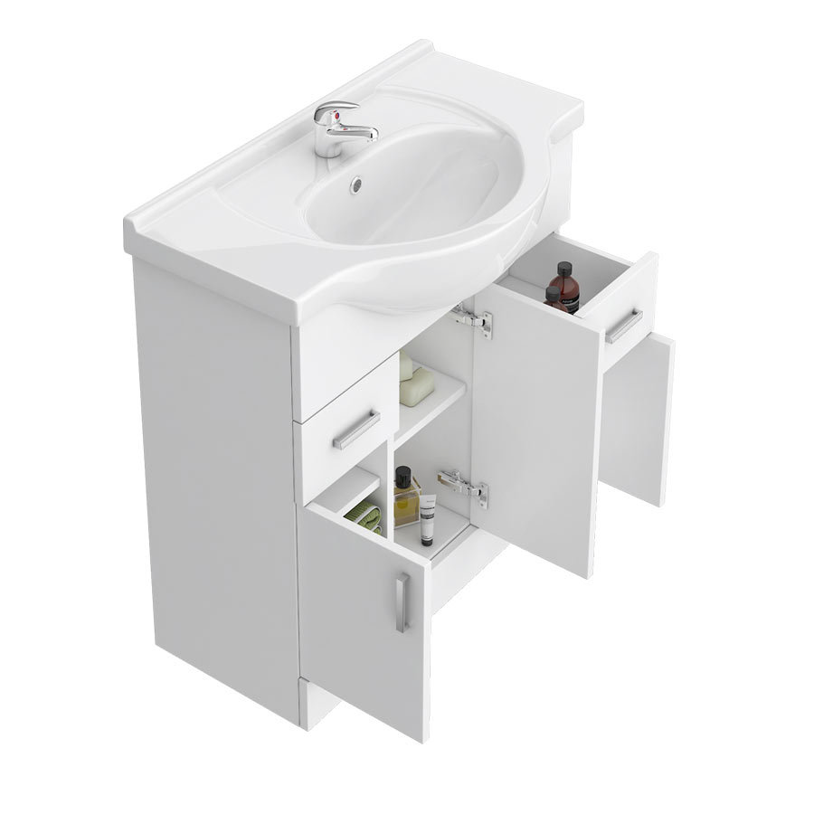 750mm Vanity Unit - White | Victorian Plumbing