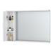 Cove White Illuminated Mirror Cabinet (1050mm Wide) profile small image view 2 
