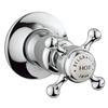 Crosswater - Belgravia Crosshead 3 Tap Hole Tall Basin Mixer with Pop-up Waste - BL135DPC profile small image view 2 