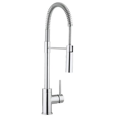 Crosswater Cook Side Lever Kitchen Mixer with Flexi Spray - CO717DC
