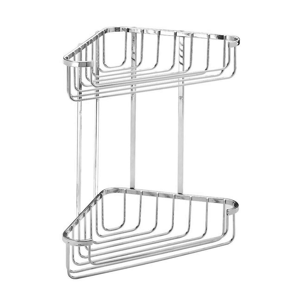 Croydex Corner Shower Storage Basket | Medium | Victorian Plumbing