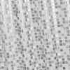 Croydex Silver Mosaic PVC Shower Curtain W1800 x H1800mm - AE543440 profile small image view 1 