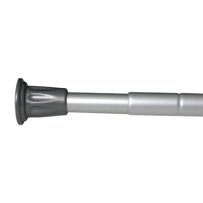 Croydex Telescopic Shower Cubicle Rod Silver at Victorian Plumbing UK