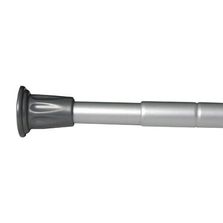 Croydex Telescopic Shower Cubicle Rod - Silver