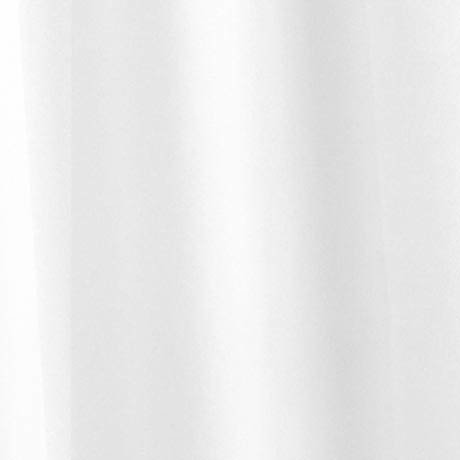 Croydex White Plain PVC Shower Curtain W1800 x H1800mm - AE100022