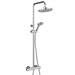 Cruze Modern LED Thermostatic Shower - Chrome profile small image view 4 