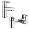 Cruze Modern Tap Package (Bath + Basin Tap) Small Image