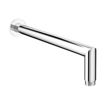 Cruze Round Wall Mounted 90 Degree Bend Shower Arm 393mm - Chrome
