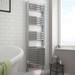 Cube 500 x 1600mm Heated Towel Rail (incl. Valves + Electric Heating Kit) profile small image view 2 