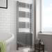 Cube Heated Towel Rail - Chrome (600 x 1600mm) profile small image view 2 