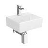 Cubetto Wall Hung Basin with Tap Package - 1 Tap Hole profile small image view 1 