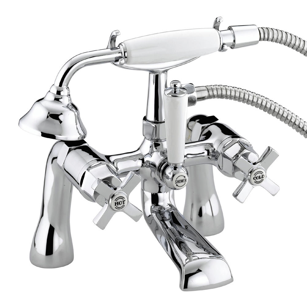 Bristan Art Deco Traditional Bath Shower Mixer Chrome DBSMCCD at