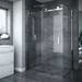 Nova Frameless 1200 x 900 Sliding Door Shower Enclosure profile small image view 3 