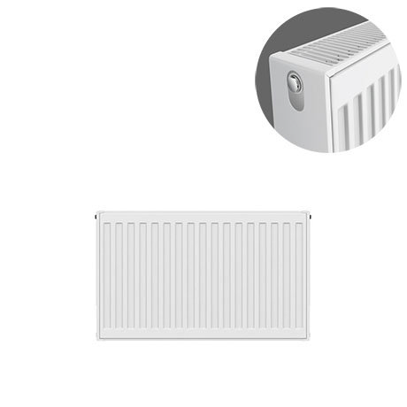 Type 22 H300 x W600mm Compact Double Convector Radiator - D306K