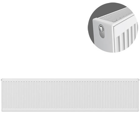 Type 22 H300 x W2000mm Compact Double Convector Radiator - D320K