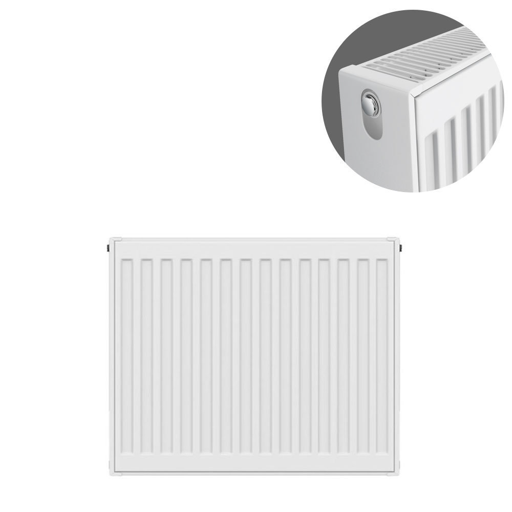 Type 22 H600 x W500mm Compact Double Convector Radiator - D605K