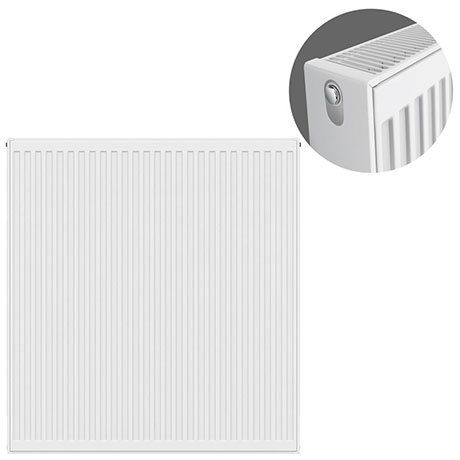 Type 22 H900 x W900mm Compact Double Convector Radiator - D909K