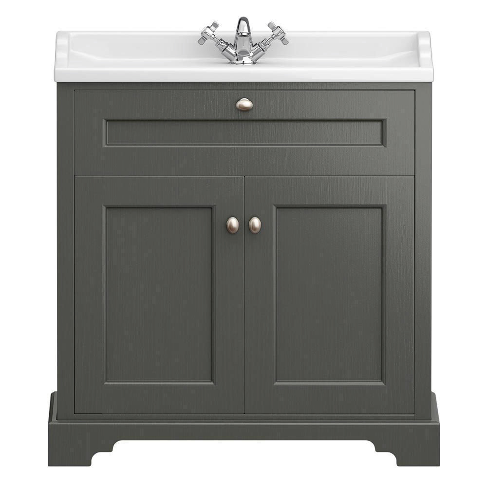 Old London Charcoal 800mm Freestanding Vanity Units