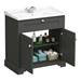 Old London Traditional Vanity Unit (800mm Wide - Charcoal) profile small image view 6 
