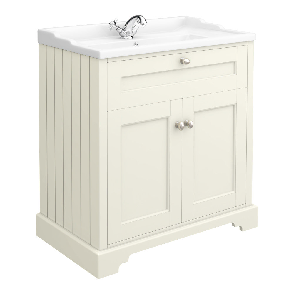 Old London Ivory 800mm Freestanding Vanity Units