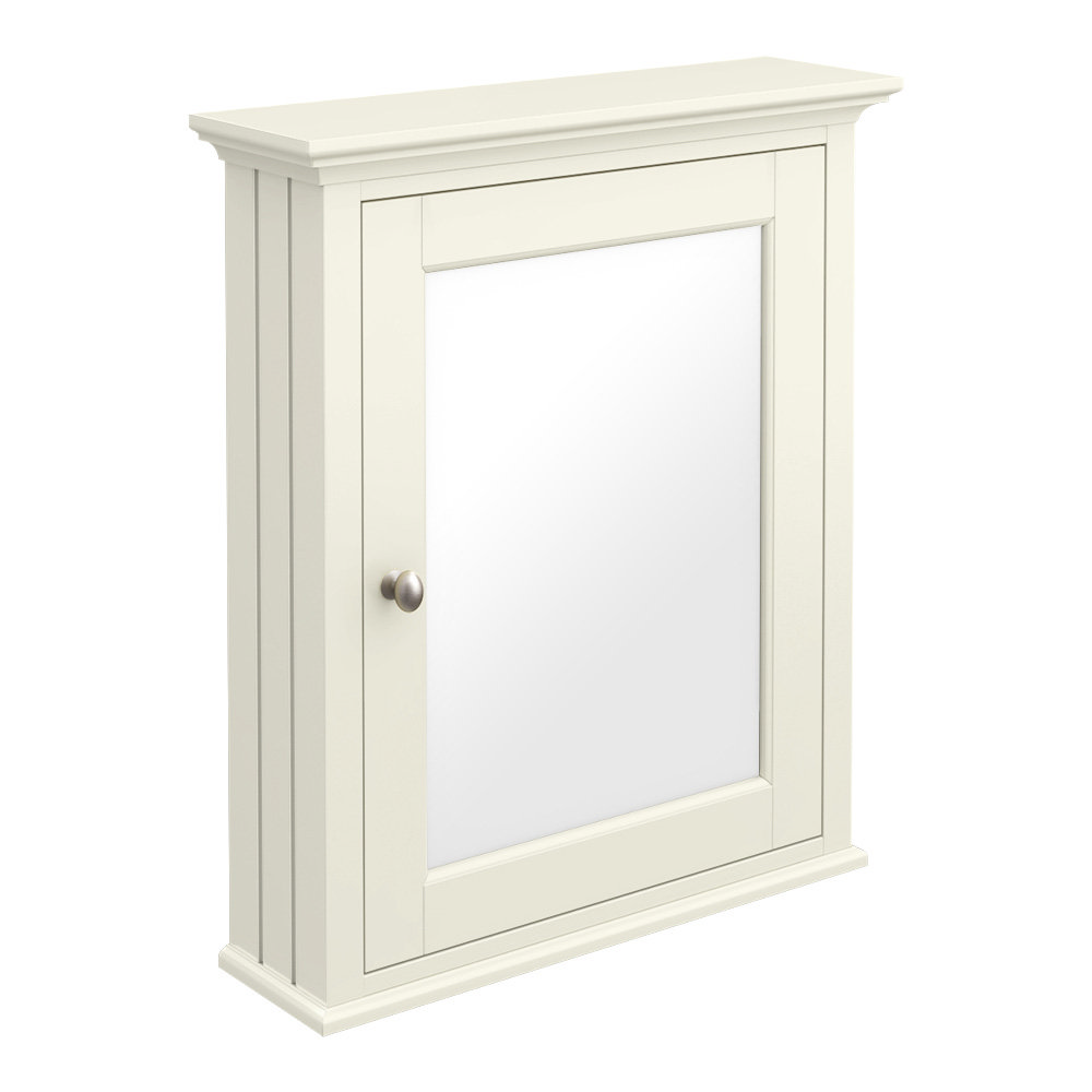 Old London Traditional Mirror Cabinet (650mm Wide - Ivory)