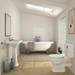 Darwin Traditional Close Coupled Toilet + Soft Close Seat profile small image view 4 