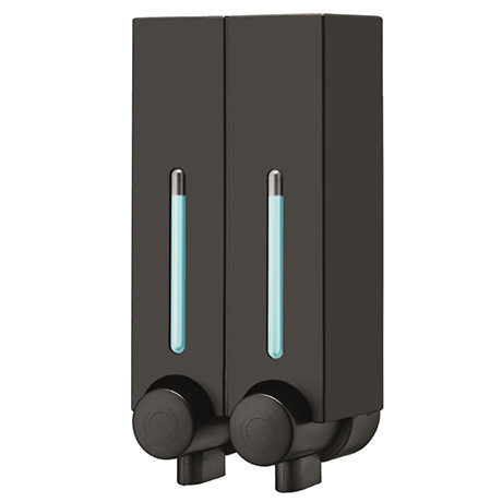 Black Shower Gel Dispenser Victorian Plumbing - Wall Mounted Shampoo And Conditioner Dispenser Black