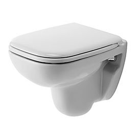 Duravit D-Code Compact Wall Hung Toilet + Seat