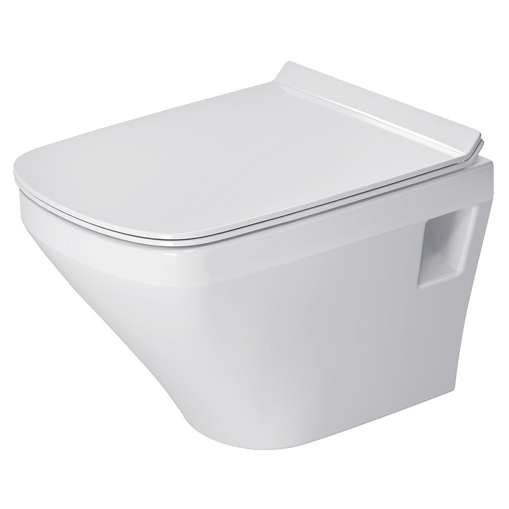 Duravit DuraStyle Rimless HygieneGlaze Compact 480mm Wall Hung Toilet + Seat