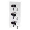Crosswater - Design Triple Concealed Thermostatic Shower Valve - DE2000RC profile small image view 1 