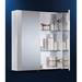 Tavistock Detail Double Door Mirror Cabinet - Gloss White profile small image view 2 