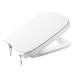 Roca Debba Back to Wall Toilet Pan + Soft Close Seat profile small image view 2 