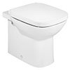 Roca Debba Back to Wall Toilet Pan + Soft Close Seat profile small image view 1 