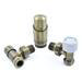 Delta Angled TRV Antique Brass Thermostatic Radiator Valves profile small image view 3 