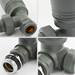 Delta Angled TRV Gunboat Grey Thermostatic Radiator Valves profile small image view 2 