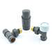 Delta Angled TRV Gunboat Grey Thermostatic Radiator Valves profile small image view 4 