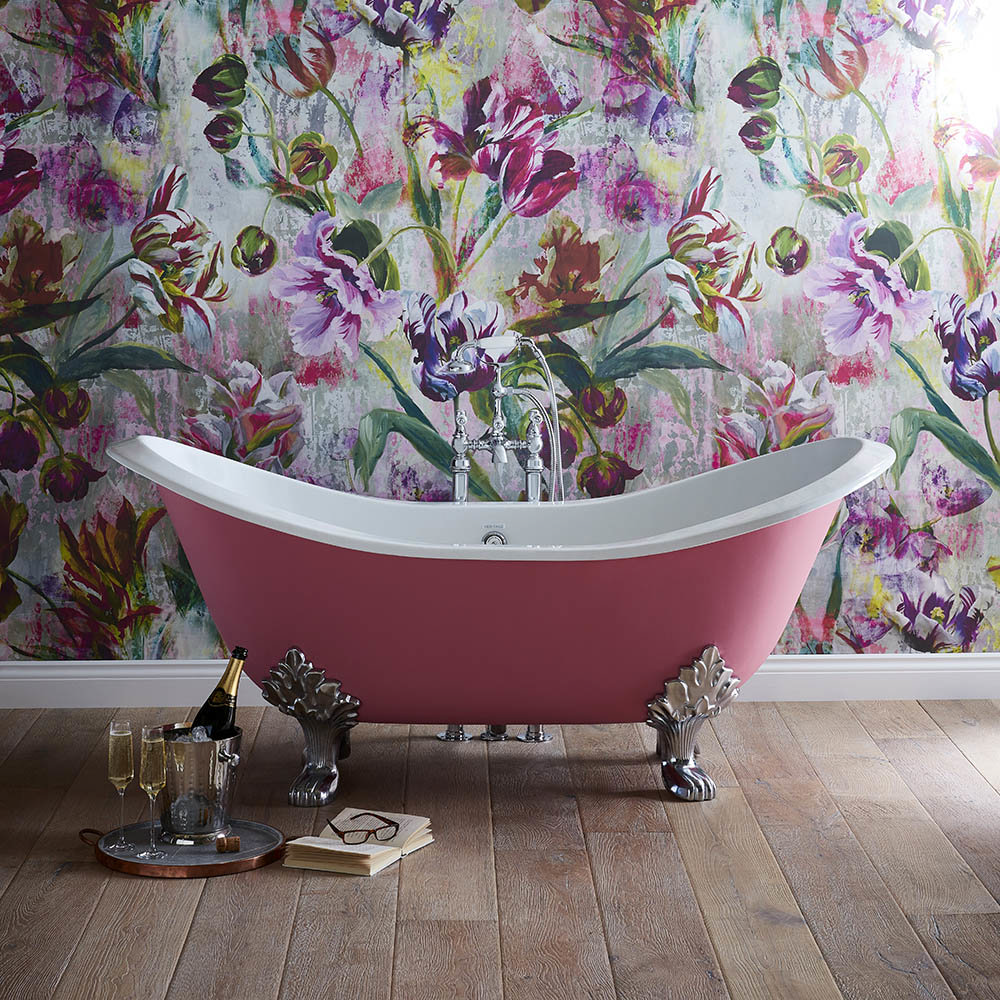 Heritage Devon Double Ended Slipper Cast Iron Bath | Available Online