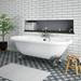 Duke High Level Bathroom Suite + Roll Top Bath profile small image view 2 