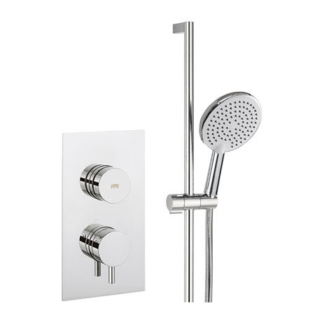 Crosswater Dial Kai Lever 1 Control Shower Valve with Pier Shower Kit