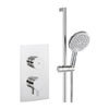 Crosswater Dial Kai Lever 1 Control Shower Valve with Pier Shower Kit profile small image view 1 