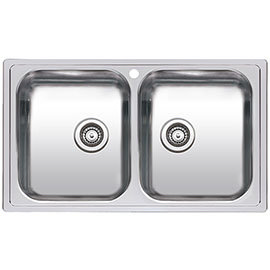 Reginox Diplomat 20 2.0 Bowl Stainless Steel Inset Kitchen Sink