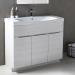 Roper Rhodes Diverge 1000mm Freestanding Unit - Gloss White profile small image view 2 