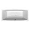 Duravit No.1 1800 x 800mm Double Ended Bath + Support Feet profile small image view 1 