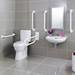 Nuie Single Flush High Rise Close Coupled Toilet - DOCMP100 profile small image view 2 